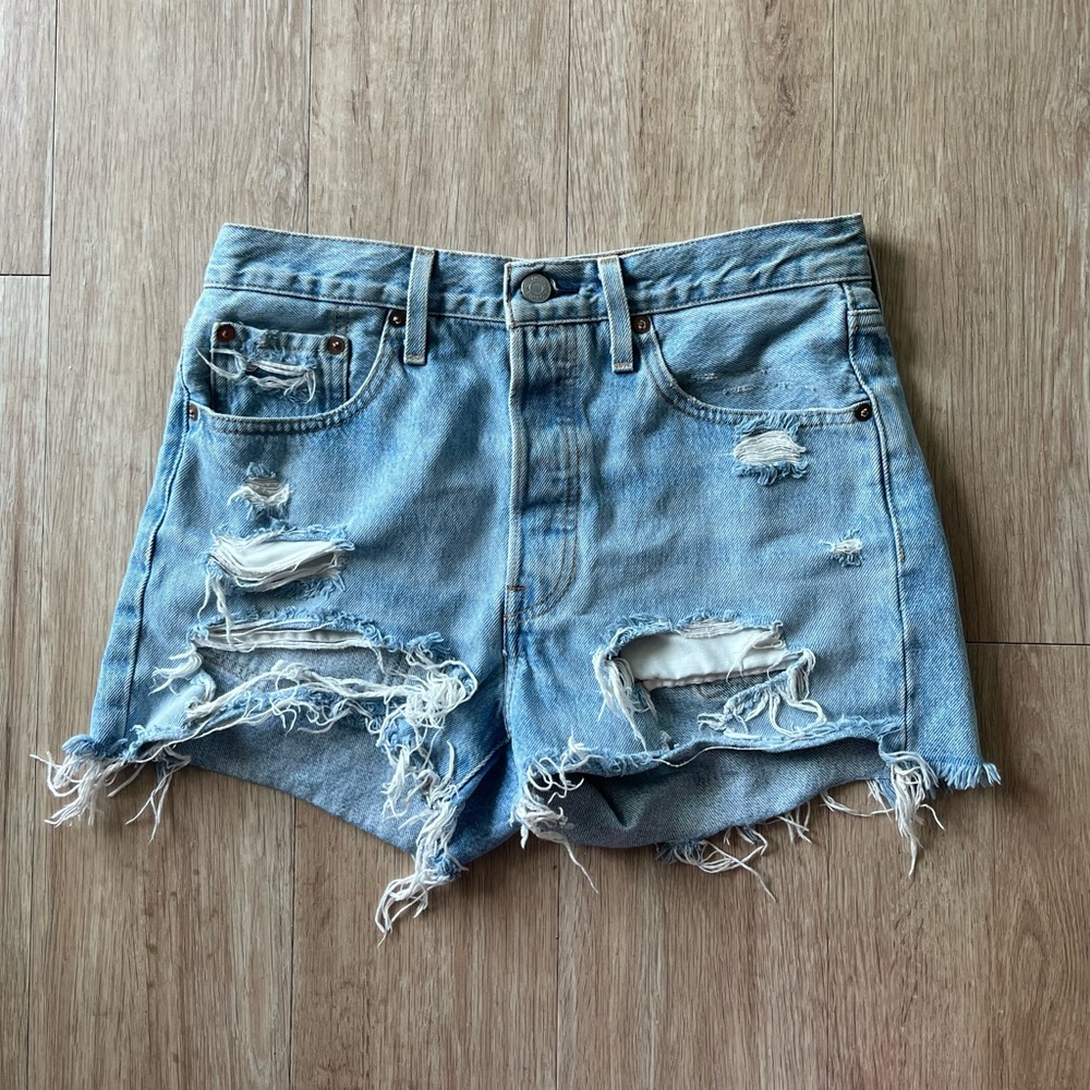 Levi’s 501 High Waisted Jean Shorts